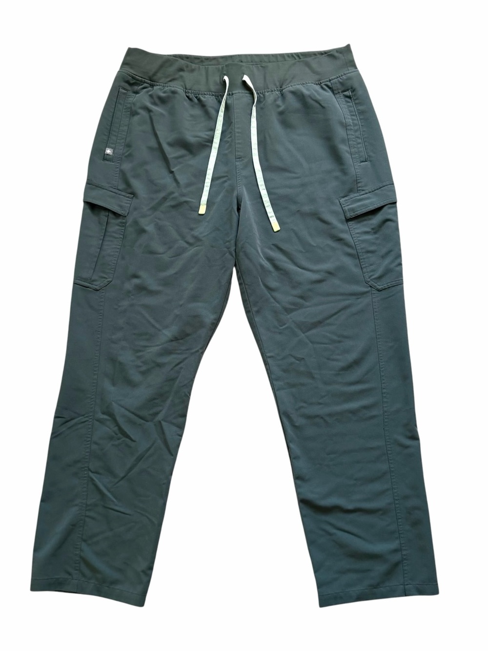FIGS Women’s Ukwala High Waist Cargo Scrub Pants XXL Olive Green Workwear